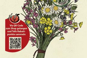Naturbndel Bio-Wildblumenmischung fr Romantiker