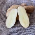 Saatkartoffel La Ratte, aufgeschnitten
