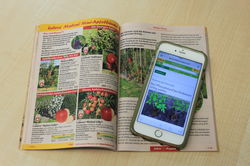 Katalog und Handy Gartenbuch