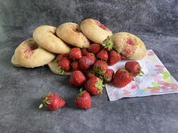 Rezept Vanille Erdbeeren Augen, Pascale Treichler, Lubera