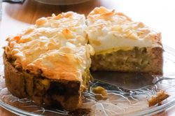 Johannisbeeren und Rhabarber Kuchen, Pascale Treichler, Lubera