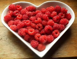 Himbeeren Herz