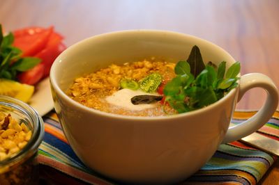 Gazpacho - Kalte Gurken-Tomaten-Suppe