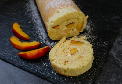 Nektarinen Roulade