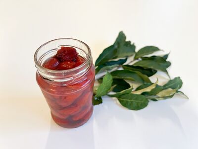 >Pointilla-Fr�chte in Sirup eingelegt