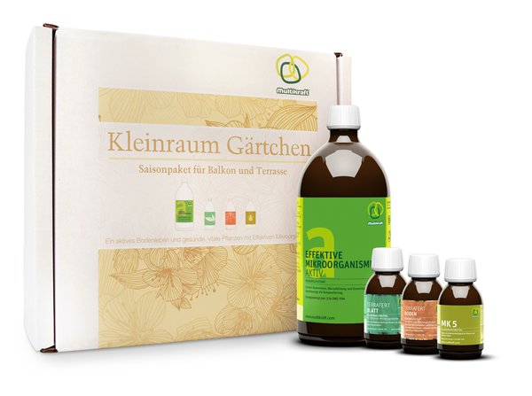 EM-Paket Kleinraum Gärtchen Pflanzenstärkungsmittel