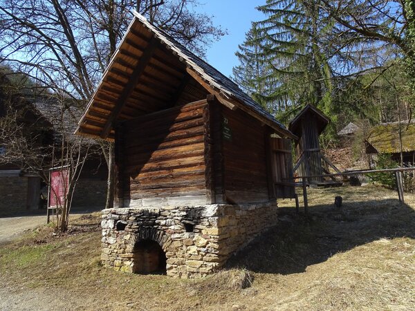 D&ouml;rrofen im Freilichtmuseum Kornberg St&uuml;bing