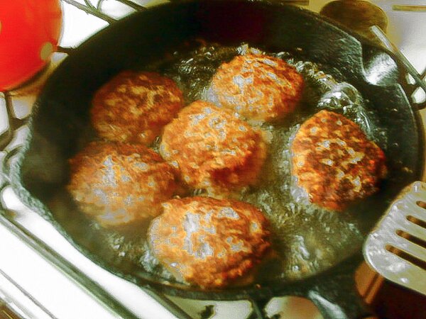 Antikrisisfrikadellen, Walnuss, Rezept, Lesya