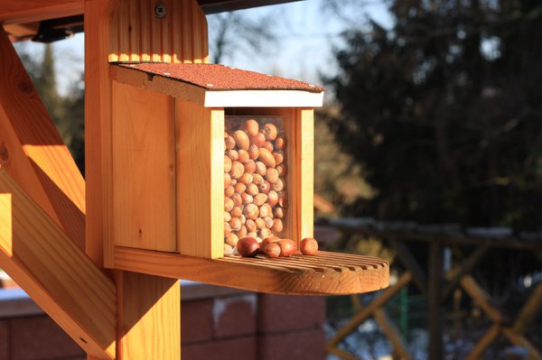 Selbstgebauter Futterkasten