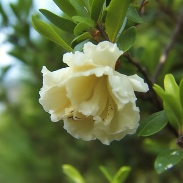 Punica granatum Haku Botan, Granatapfel Blüte