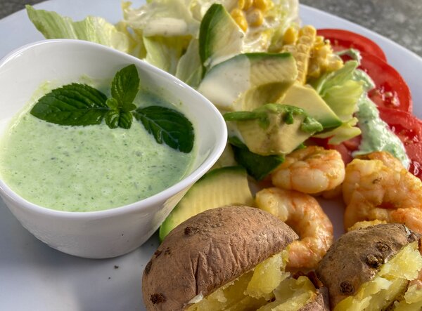 Pfefferminz-Erbsen Dip-Rezept