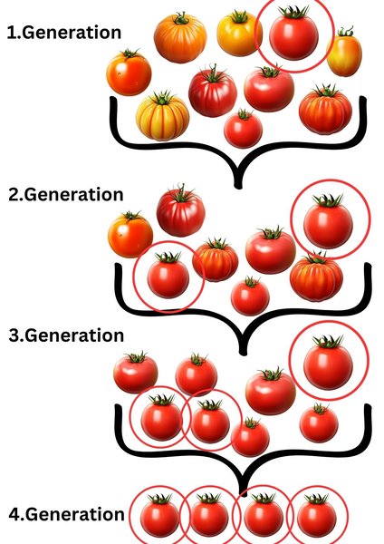 Tomatenzchtung, Pflanzenzchtung, Inzucht