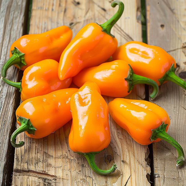Paprika Pflanzen im Topf