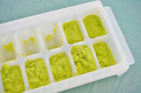 Selbst gemachtes Pesto einfrieren