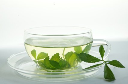 Tee aus den Blättern des Jiaogulan