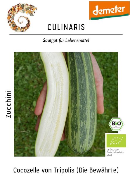 Gemüse fürs Hochbeet Zucchini Tripolis Lubera Samen