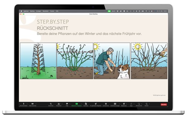 Gärtner Graf Webinar, Staudenwebinar, Beat Graf