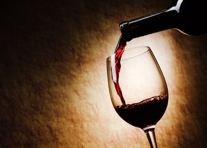 Eiswein wird eingeschenkt